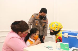 Vaksinasi Covid-19 Anak Usia 6 – 11 Tahun TK Kemala Bhayangkari Se – Cabang Ponorogo dan Anak PNS Pada Polri