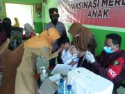 Tingkatkan Herd Immunity, Polres Ponorogo Gelar Vaksinasi Merdeka Anak Usia 6 – 11 Tahun