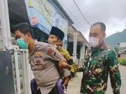 “Teman Vaksin” Aksi Kolaborasi Babinsa dan Bhabinkamtibmas Desa Sumberejo Redam Covid-19