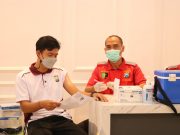 Vaksinasi Booster Mulai Disuntikkan Kepada Personil Polres Ponorogo