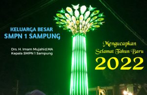 SMPN 1 Sampung Mengucapkan Selamat Tahun Baru 2022