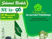 SD Ma’arif 1 Ponorogo: Selamat Harlah Ke-96 Nahdlatul Ulama