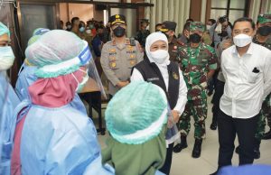 Forkopimda Jatim Cek Tempat Isoter Untuk Masyarakat Surabaya Raya