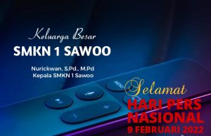 SMKN 1 Sawoo Mengucapkan Selamat Hari Pers Nasional