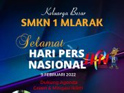 SMKN 1 Mlarak Mengucapkan Selamat Hari Pers Nasional