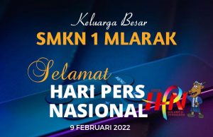 SMKN 1 Mlarak Mengucapkan Selamat Hari Pers Nasional