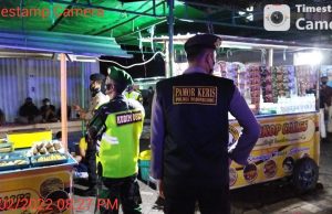 Meminimalisir Covid-19, Petugas Gabungan “Pamor Keris” Gelar Patroli Prokes