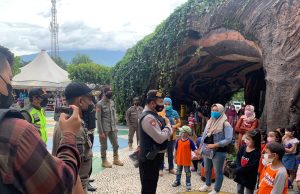 Tim ‘Pamor Keris’ Polres Batu Sasar Tempat Wisata