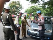 Propam Polres Ponorogo Gelar Razia Lampu Strobo