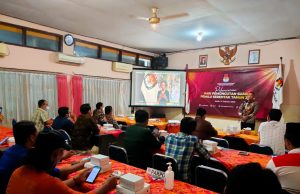 KPUD Ponorogo Gelar Nobar Peluncuran Hari Pemungutan Suara Pemilu Serentak 2024 bersama Parpol