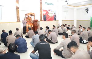 Ciptakan Sikap Mental Personil yang Baik, Polres Ponorogo lakukan Pembinaan Rohani dan Mental
