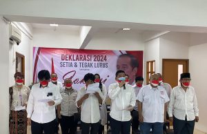 Gabungan Relawan Ikrar Setia ke Jokowi 2024, Tuntaskan Janji Kampanye demi mewujudkan indonesia Maju
