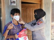 Polwan Polres Ponorogo Gelar Baksos untuk Tunagrahita dan Dhuafa di Kampung Harapan Desa Karangpatihan, Balong