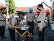 Kapolres Ponorogo Pimpin Serah Terima Jabatan Anggotanya