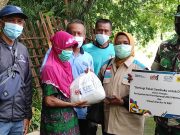 Songsong HPN, PWI Ponorogo Berbagi Sembako di Tiga Desa