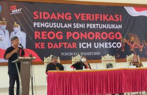 Sidang Verifikasi Usulan Seni Reog Ponorogo ke Daftar ICH Unesco