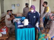 Dukung Program Pemerintah, Polsek Jambon Gelar Vaksinasi di Desa Karanglo Kidul
