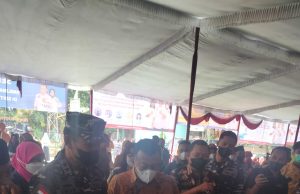 Pangkoarmada II Surabaya Lakukan Peninjauan Vaksin dan Serahkan 25 ribu dosis Vaksin di SDIT Qurrota A’yun Ponorogo