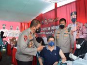 Wakapolda Jatim Apresiasi Capaian Vaksinasi Sidoarjo