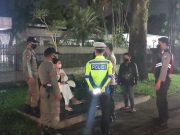 Masifkan Patroli Malam Sat Samapta Polresta Malang Kota Pantau Fasum
