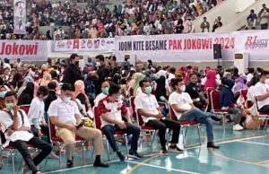 Relawan se-Provinsi Riau Gaungkan Joom Kite Besame Pak Jokowi 2024