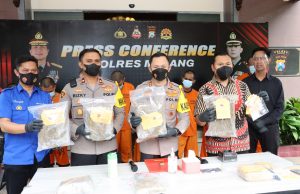 Polres Malang Berhasil Mengamankan Pengedar Shabu dan Ganja Jaringan Malang – Sumatera