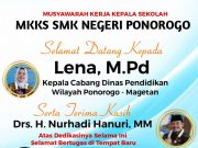MKKS SMK Negeri Ponorogo: Selamat Datang Kepada Bu Lena, M.Pd sebagai Kepala Cabang Dinas Pendidikan Wilayah Ponorogo-Magetan