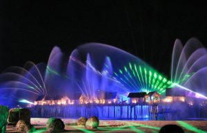 April Mulai Garap 51 Ruas Jalan Rusak, Kang Giri Bangun Air Mancur Menari Ngebel