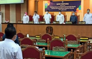 DPRD Ponorogo Gelar Paripurna Pandangan Fraksi Terhadap usulan Raperda Tata Ruang Wilayah Kabupaten Tahun 2022 – 2042