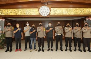 Kapolda Jatim Menerima Audiensi mainsepeda.com dan DBL Indonesia