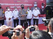 Wakapolda Jatim Berikan Bantuan dari Kapolri Untuk Buruh