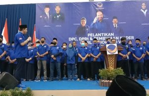 Lantik Pengurus DPC, DPRt Dapil VI, NasDem Ponorogo Optimis Kemenangan Pemilu 2024