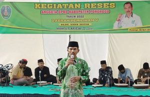 Anggota DPRD Ponorogo Mahfut Arifin, Gelar Reses Jaring Aspirasi di Dapil V