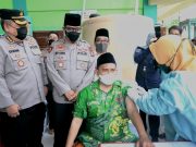 PJU Polda Jatim Cek Vaksinasi di PCNU Gresik