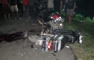 Adu Banteng Motor vs Motor di Ngasinan, Jetis, Satu Meninggal, Dua Luka Berat