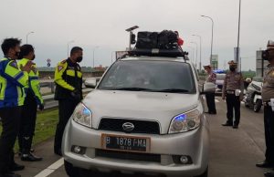 Dirlantas Polda Jatim Cek Jalur Mudik Perbatasan Jawa Timur