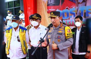 Cek Rest Area KM 57, Kapolri Imbau Pemudik Manfaatkan Layanan Posko Mudik