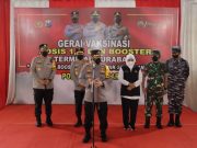 Forkopimda Jatim Mendampingi Kapolri Cek Kesiapan Posko di Terminal Purabaya