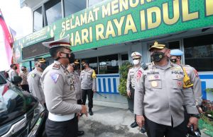 Antisipasi Kepadatan Jalur Mudik, Dirlantas Polda Jatim Lakukan Pengecekan di Mengkreng Kediri
