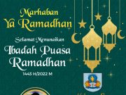 SMPN 3 Ponorogo Mengucapkan Selamat Marhaban Ya Ramadhan 1443 H
