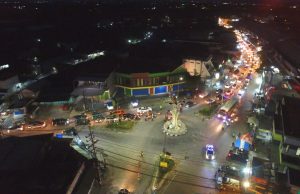 Polres Lamongan Gunakan Drone Kendalikan Arus Balik Lebaran