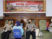 Polisi Peduli, Ratusan Anggota Polres Jombang Donor Darah Peringati Hari Donor Darah Sedunia