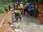TMMD, TNI Bangun Insfrastruktur di Cepoko Ngrayun
