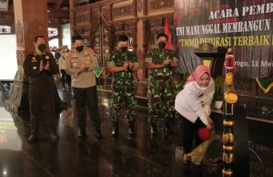 Kapolres Ponorogo Menghadiri Pembukaan TMMD Ke – 13 TA 2022 TNI Kodim 0802