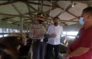 Waspada PMK, Polres Ngawi Sosialisasi di Tempat Penampungan Hewan