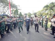 Forkopimda Jatim hadiri Apel Sinergitas TNI-Polri oleh Kodam V/Brawijaya, Dalam Rangka Mendukung Pemulihan Ekonomi Nasional