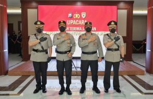 Kapolda Jatim Pimpin Upacara Sertijab Kapolresta Banyuwangi