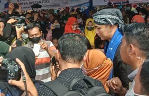 Antusias Warga Ponorogo Sambut AHY