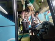 Tekan Laka Satlantas Polres Ponorogo Berikan Himbuan Kepada Armada Bus