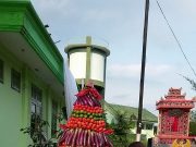 Gelar Lomba Kirab Gunungan Polres Blitar Kota Sambut Hari Lahir Pancasila